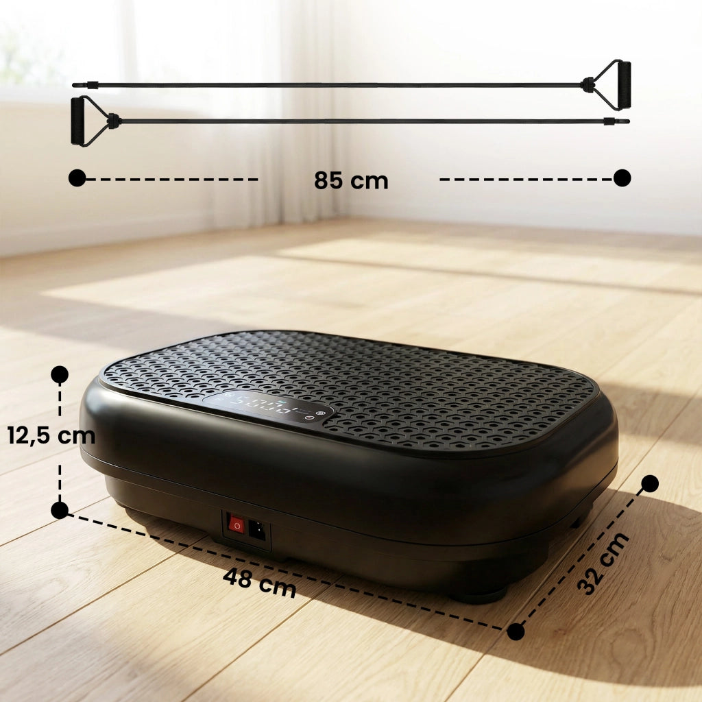 Piastra Vibrante per Massaggi ¨C zephmum ¨C Nero