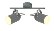 Plafoniera Candellux Gray 92-66480 grigia 2xE14 metallo