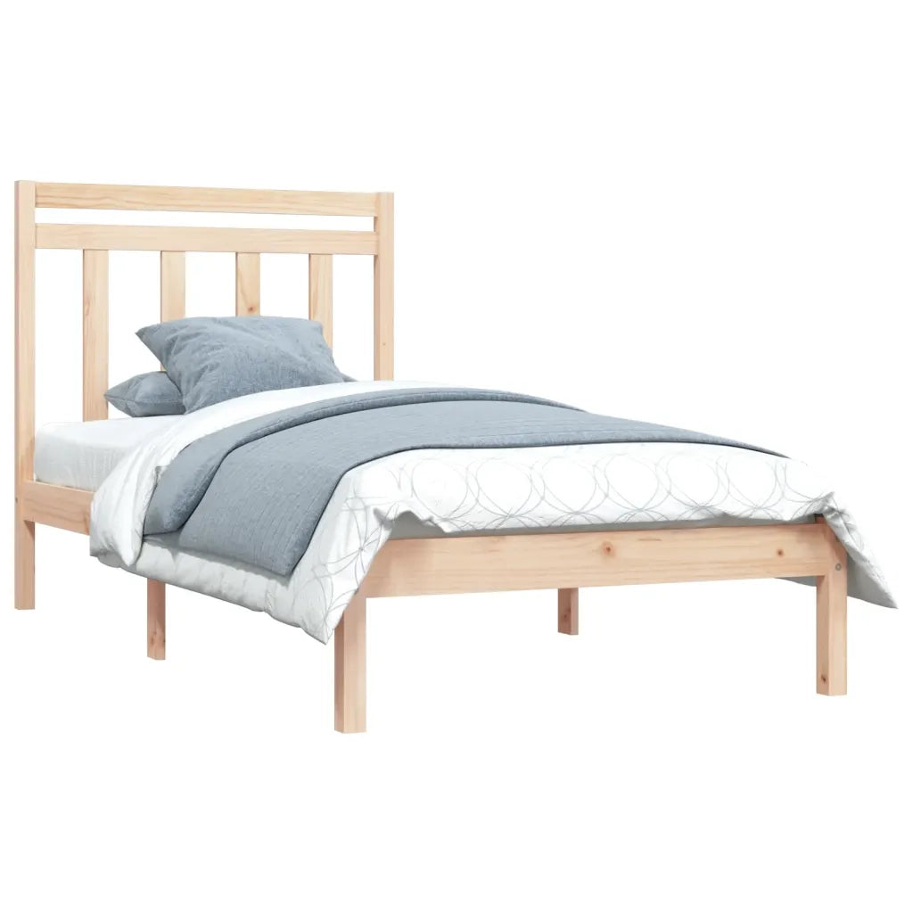 Giroletto-Struttura Letto in Legno Massello 90x200 cm 365044