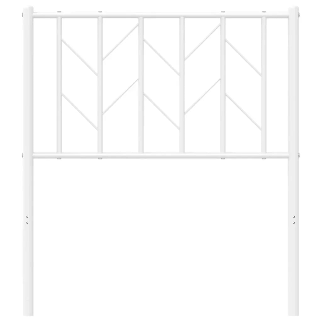 Testiera di Ricambio in Metallo Bianco 75 cm 374512