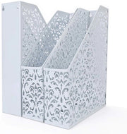 Organizzatore per Documenti A4 - Supporto Metallico per Documenti - Supporto per Riviste - Organizzatore per Carta - Archivio - Sostegno Duraturo e Stiloso