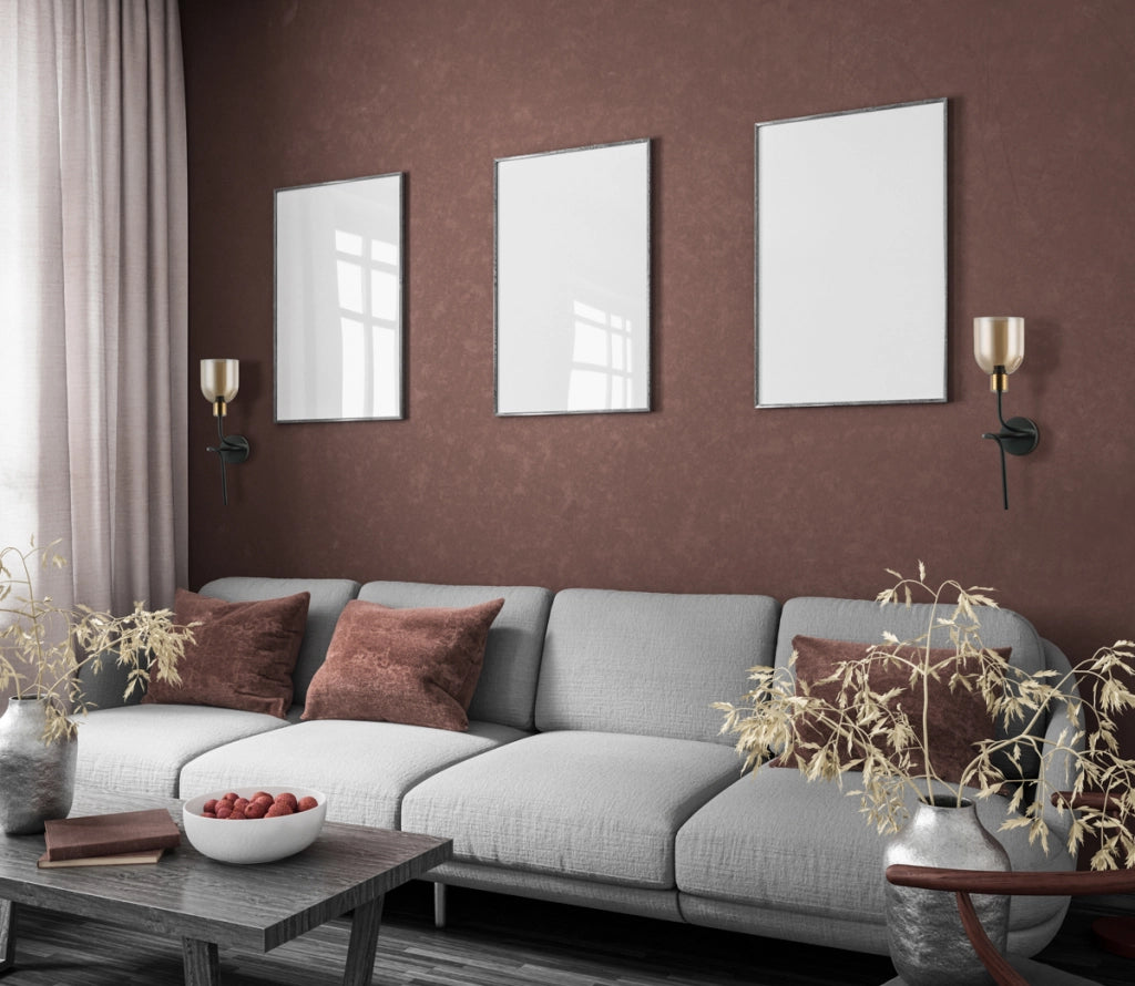 Applique Servio Italux decorativa fiore nero ambra 1xE14 40W