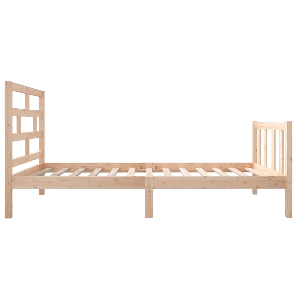 Giroletto-Struttura Letto in Legno Massello di Pino 90x200 cm 586577