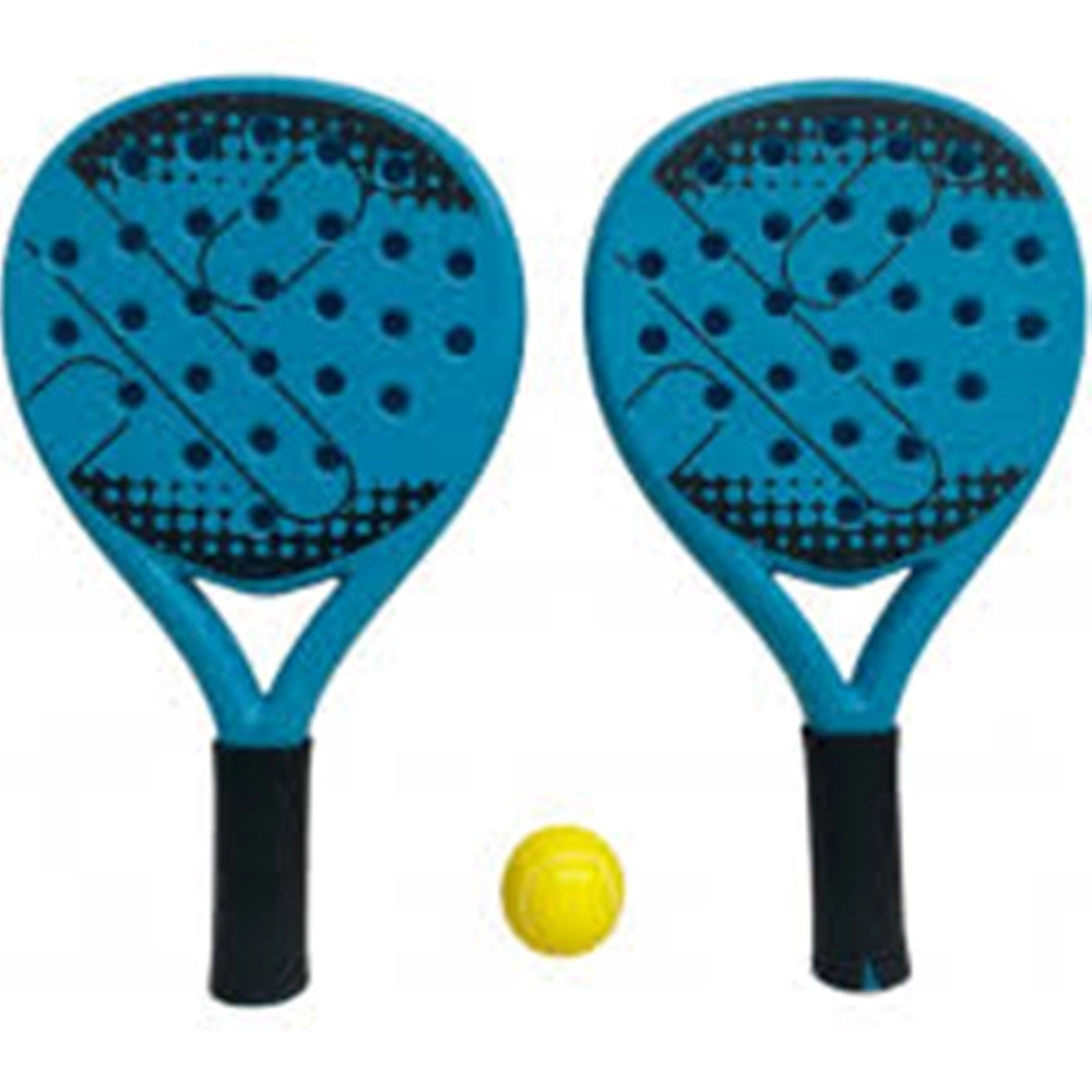 Trade Shop - Set 2pz Racchetta Da Padel Con Pallina In Plastica Per Spiaggia Piscina Giardino 662205a -