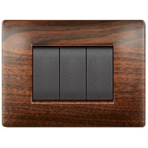 PLACCA LIFE Q LIVING PLAST LEGNO SCURO  4P- 1,0 pz