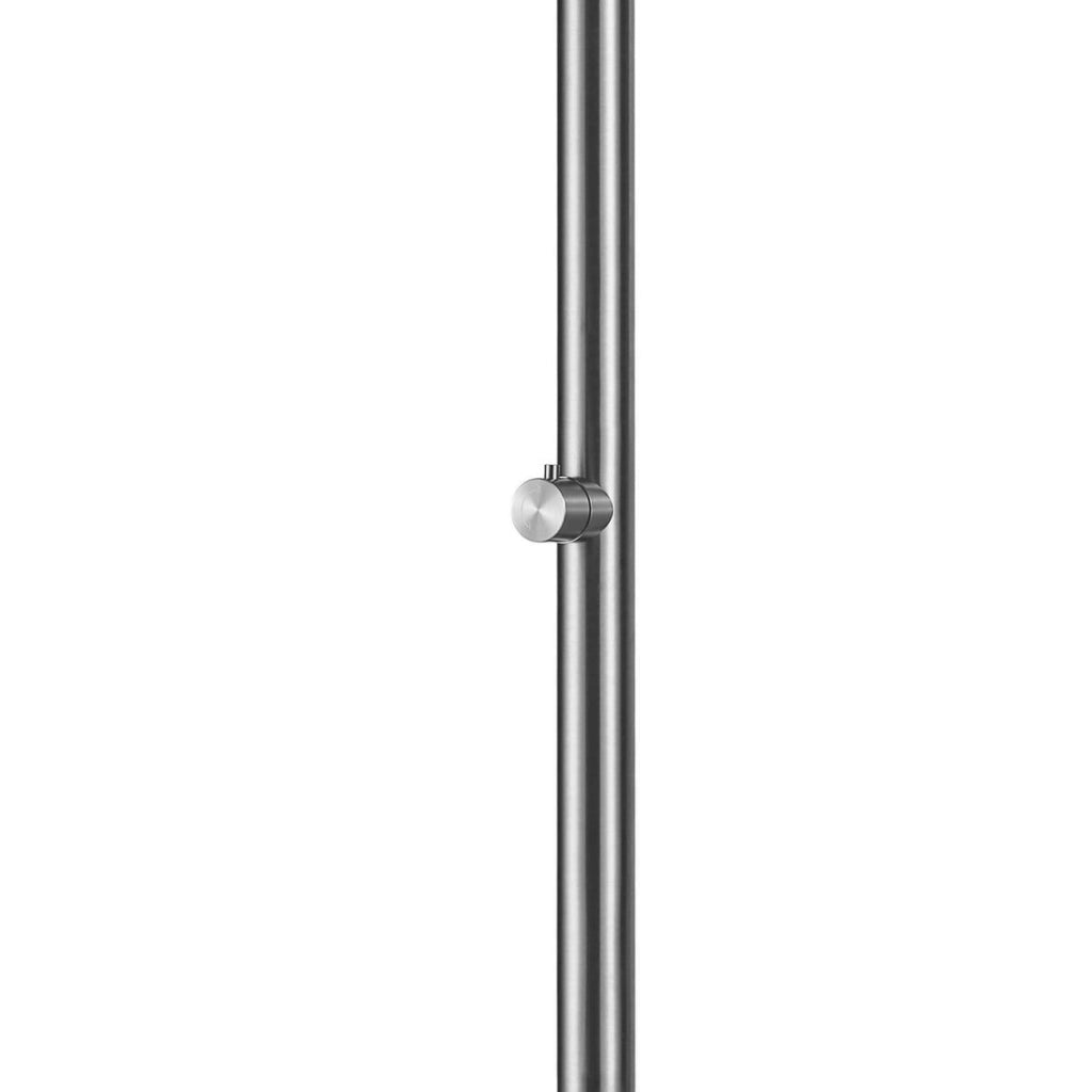 SINED Doccia Inox Satinato Solo Acqua Fredda per Piscine e Spiagge Struttura in Acciaio Inox AISI 316L Resistente agli Agenti Atmosferici e Salsedine Modello Palau