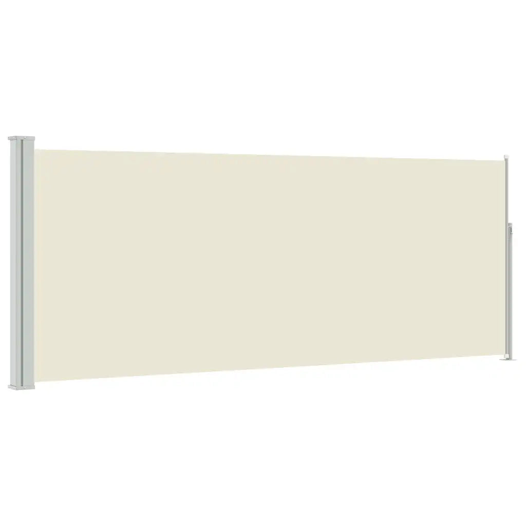 Tenda da Sole Laterale Retrattile 117x314 cm Crema 45360
