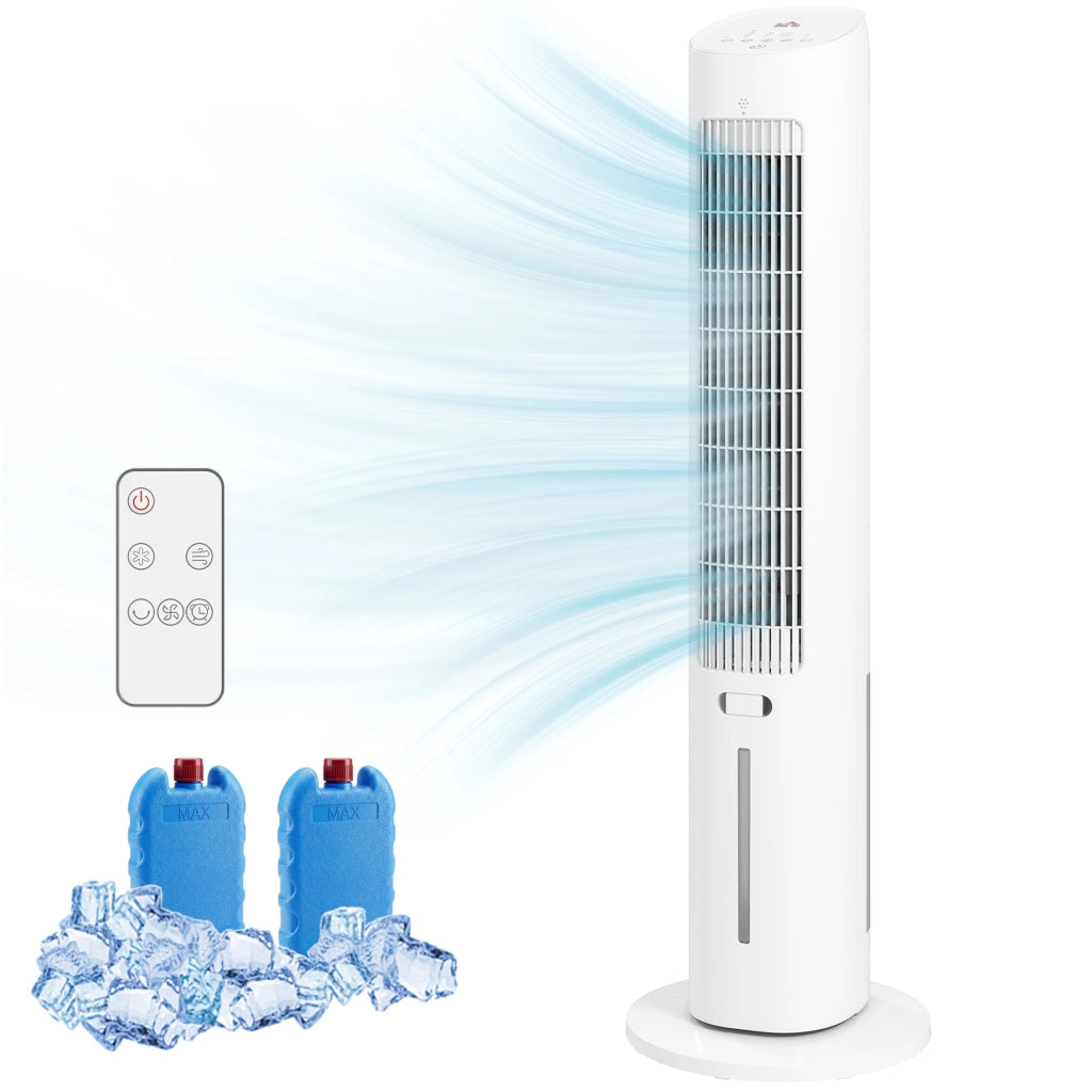 Raffreddatore d'aria 3 in 1 ¨C zephmum ¨C serbatoio acqua 3 litri, 3 velocit¨¤, 3 modalit¨¤, bianco