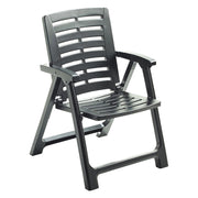 Wadley, Sedia da Esterno una Sedia Made in Italy, Nero Antracite