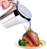 Salsiera Isolata a Doppia Parete in Acciaio Inossidabile 750ml - Per Cucina e Sala da Pranzo