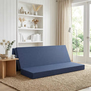 Divano Letto Pieghevole 180 x 67 x 45 cm Blu