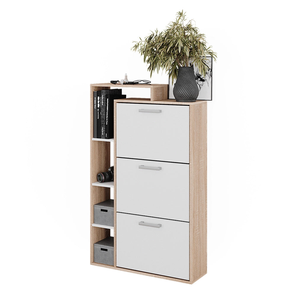 Vicco Scarpiera Sonoma 80 x 128.3 cm con 3 scomparti