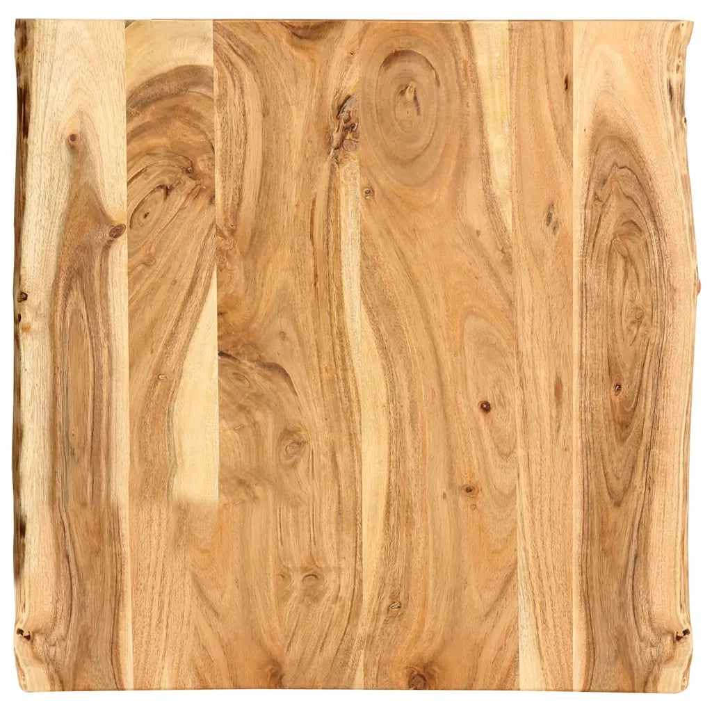 Dessus de table Bois d'acacia massif 58x(50-60)x2,5 cm