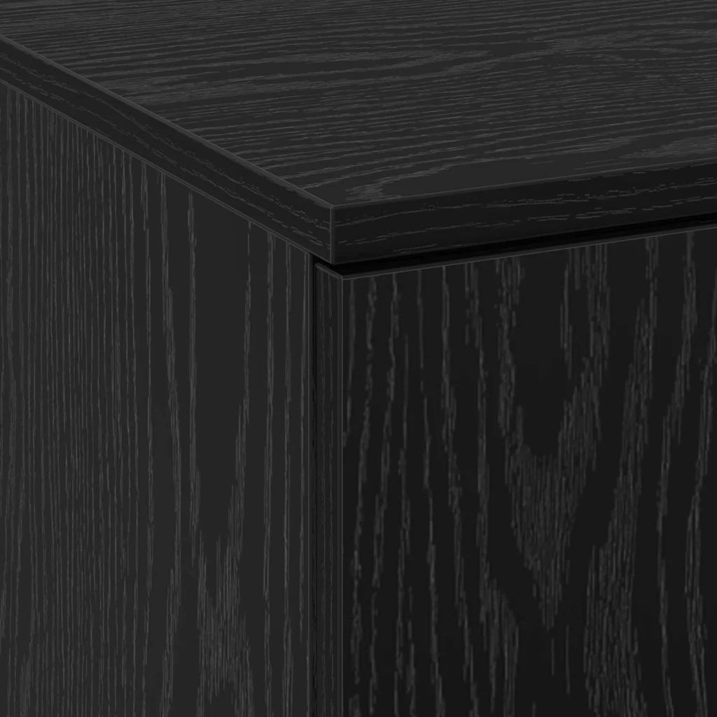 Alto mobile Rovere nero 60 x 35 x 180 cm Legno multistrato 3365569