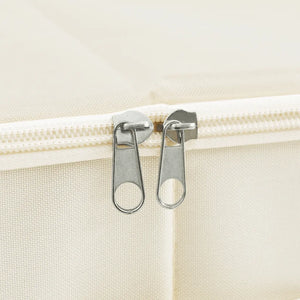 Scatola Portaoggetti in Tessuto 70x40x18 cm Crema