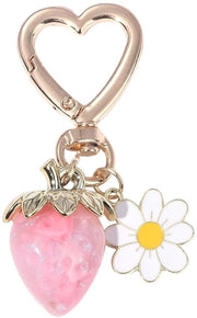 Accessori per Borse - Sleutelhanger a forma di Fragola