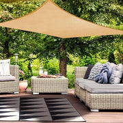 Zonnetenda, impermeabile, rettangolare, 2 x 3 m, zonnetenda, impermeabile, tessuto premium PES poliestere con protezione UV, per balcone, giardino, terrazza, parete