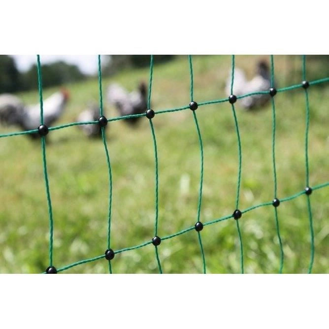Rete per pollame E - KERBL - 25 m - 106 cm - Doppia punta - Verde
