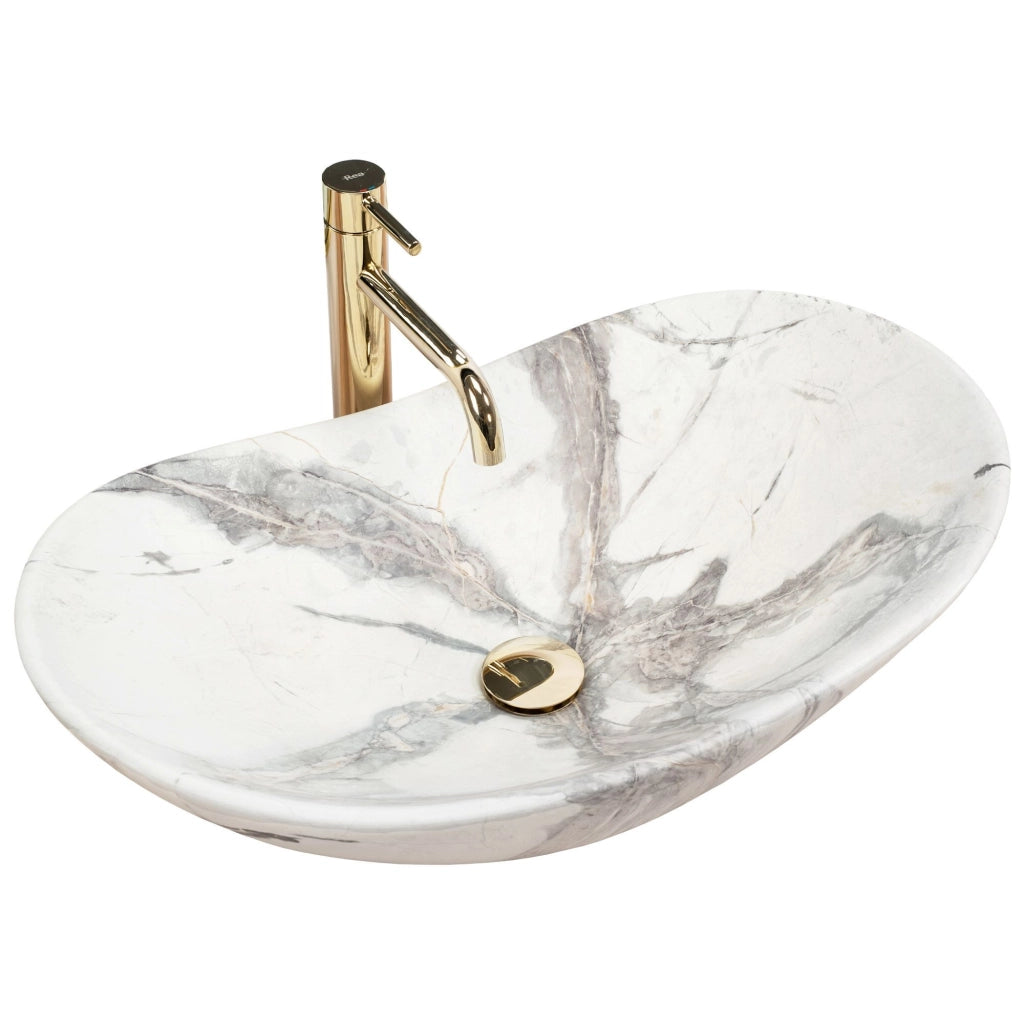 Lavabo Da Appoggio Rea Royal Sand