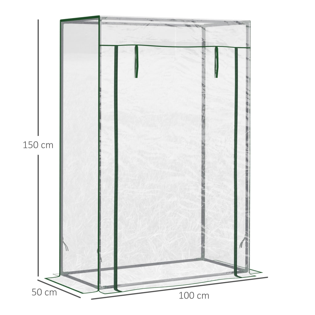 Serra da giardino ¨C zephmum ¨C bianco 100x50x150 cm