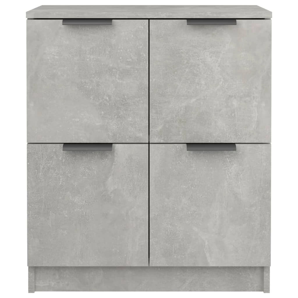 Buffet credenza cassettiera armadio mobile contenitore organizer per cucina soggiorno salotti set da 2 60 x 30 x 70 cm legno ingegnerizzato grigio 02_0036853