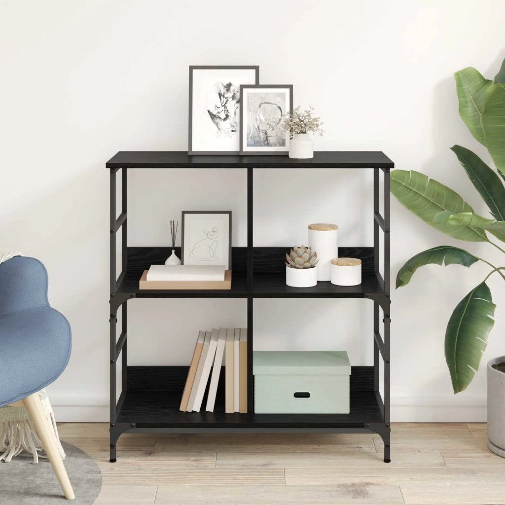 Libreria Rovere nero 78.5 x 33 x 82 cm Legno multistrato 882755