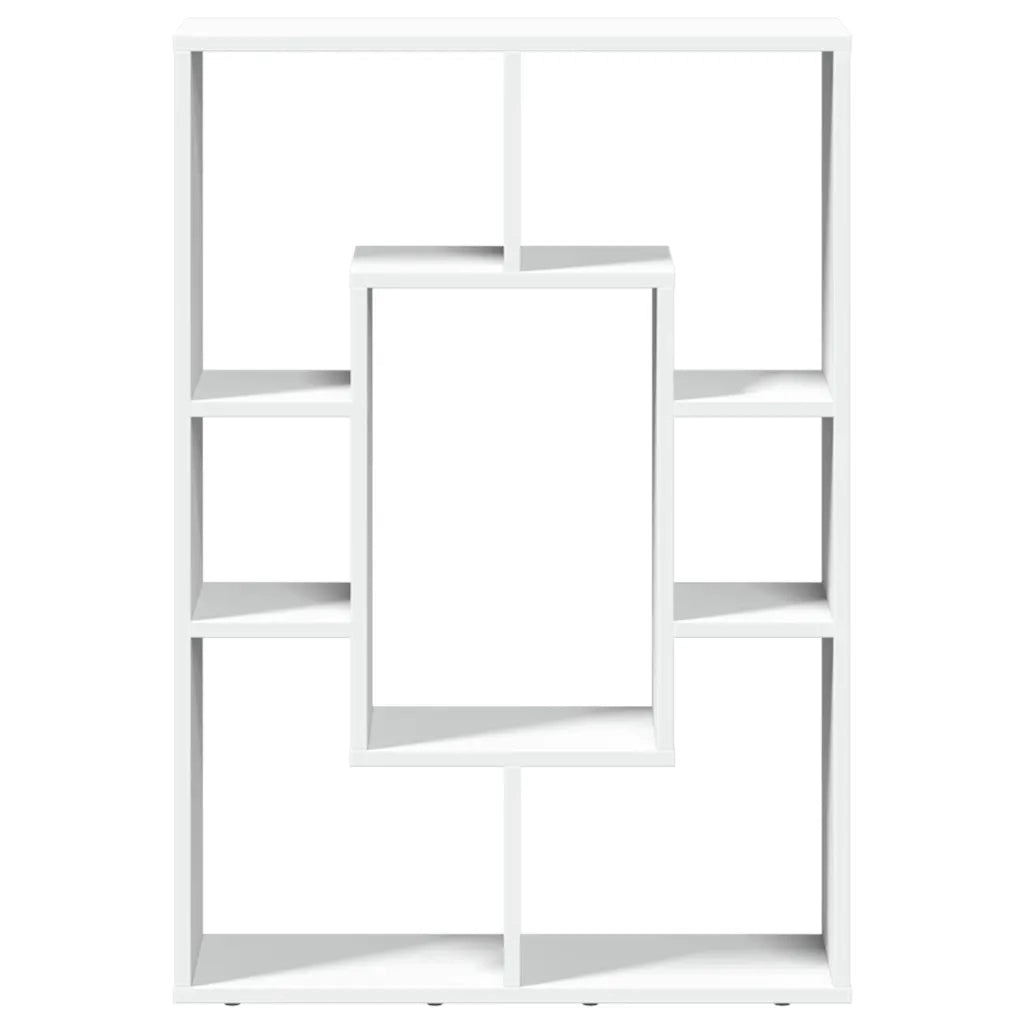 Libreria Bianca 63x20x90 cm in Legno Massello 858138