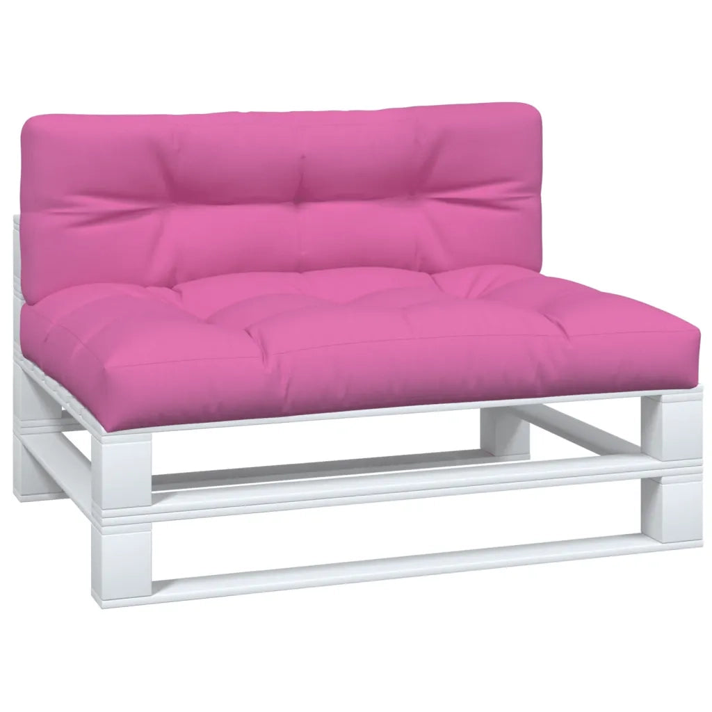 Cuscini per Pallet 2 pz Rosa in Tessuto 360753