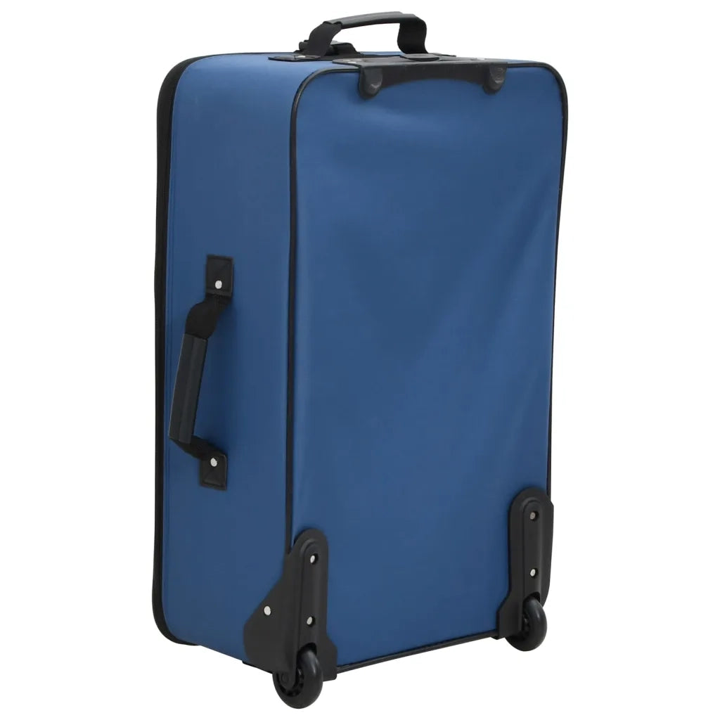 Set Valigie da Viaggio 5 pz Blu in Tessuto CFW1973527