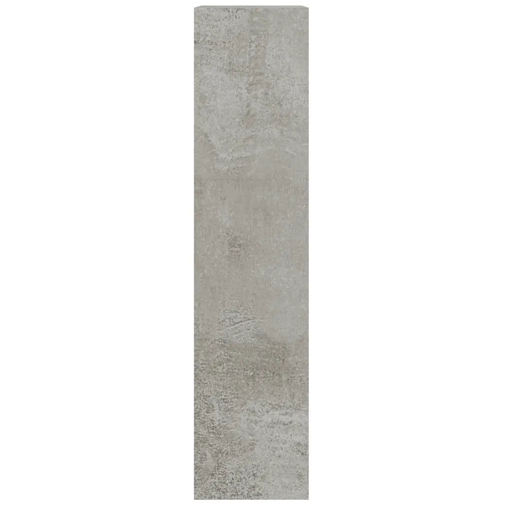 Scarpiera Grigio Cemento 63x24x103 cm in Legno Multistrato