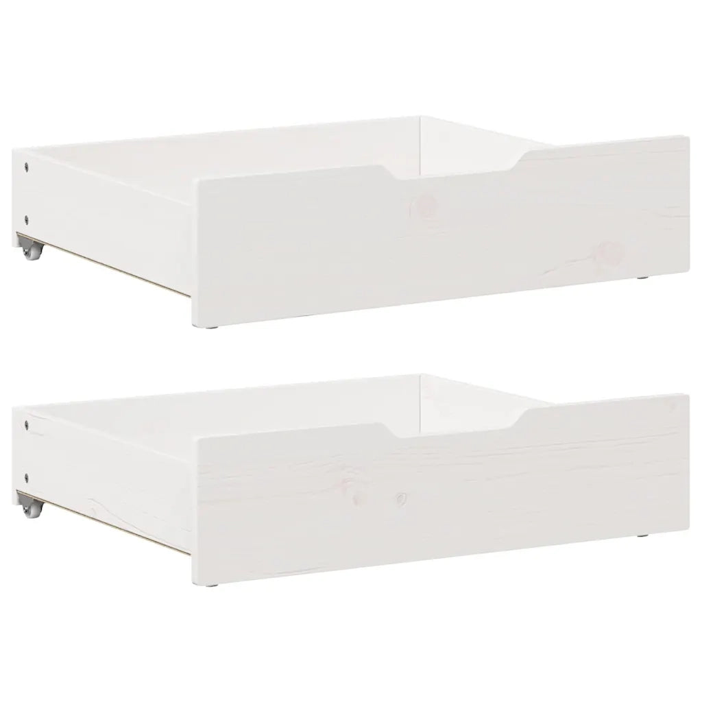 Giroletto per Bambini con Cassetti 80x170cm Legno Massello Pino