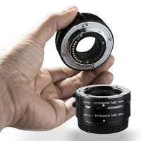 Set di anelli di prolunga macro per Micro Four Thirds MFT, da 10, 16, 21 mm, per obiettivi di fotocamere, ideali per macrofotografia