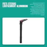 Serratura per sellino in alluminio leggero - Serratura per sellino con vite M15x1,5 - 63 gram - Installazione facile - Serratura per sellino per bicicletta