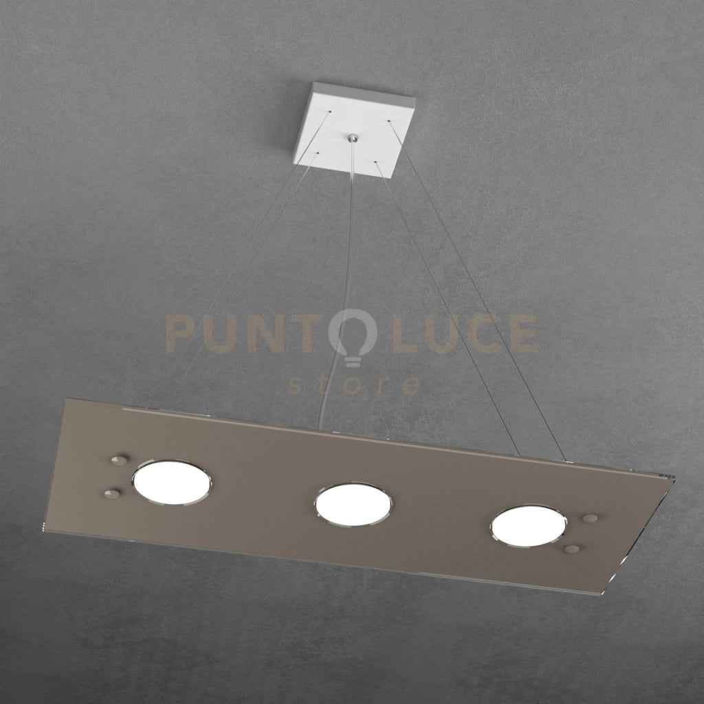 PATH SOSPENSIONE 3+2 LUCI BIEMISSIONE TORTORA SCURO 1141-S3 R+2-TS