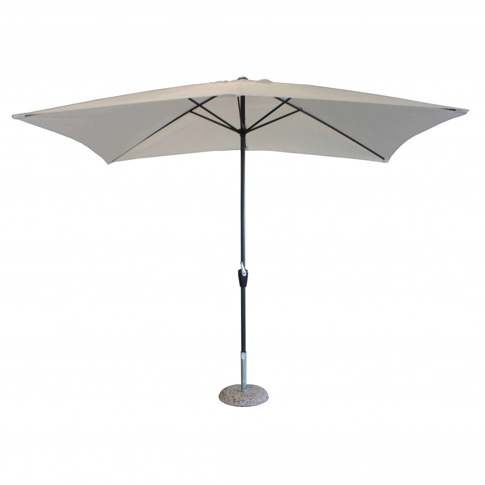 Ombrellone da Giardino 2x3 m Palo Ø38 mm Poly Eco in Acciaio Antracite