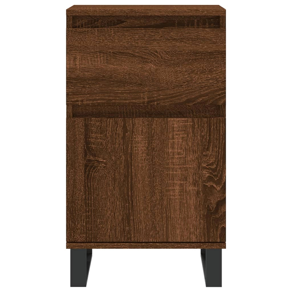 Buffet credenza cassettiera armadio mobile contenitore organizer per cucina soggiorno salotti set da 2 40 x 35 x 70 cm legno ingegnerizzato marrone 02_0036768