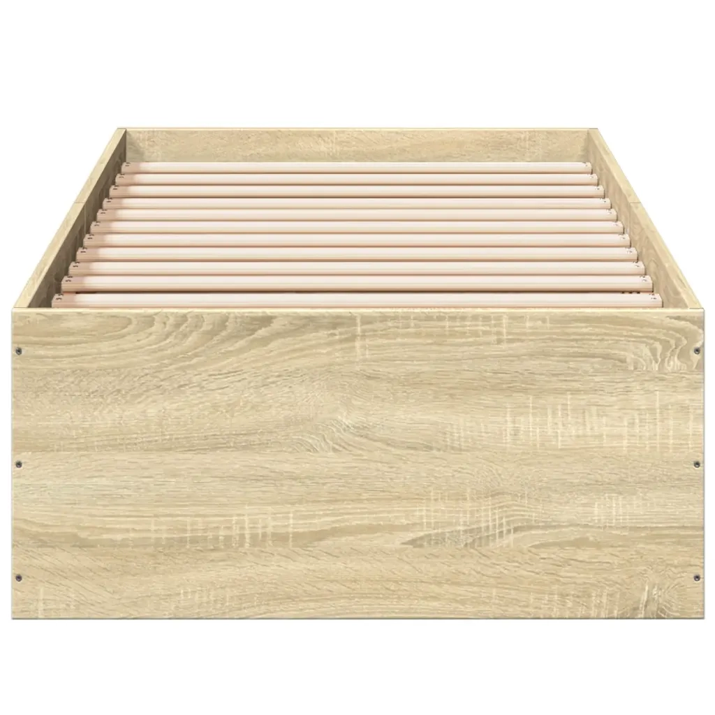 Giroletto senza Materasso Rovere Sonoma 75x190 cm in Truciolato
