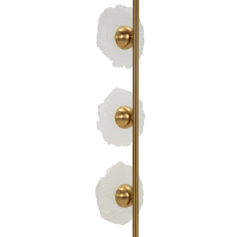 Lampadelle Ario Emily Verticale Vetro Trasparente cm 15x16x110