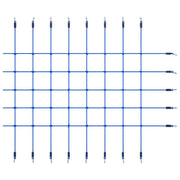Rete da Arrampicata 200x150 cm Blu 93175