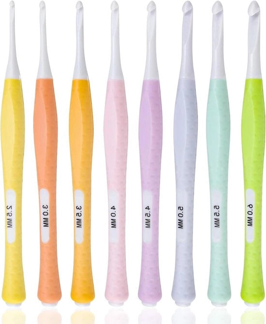Set di aghi da cucire 8 pezzi - 145 cm ergonomico - per principianti - progetti di cucito e di tessitura