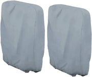 Hoes per divano esterno - 2 pezzi - Hoes per divano da giardino - Copertura per mobili da giardino - Copertura per divani da giardino - 71x20/34x110cm - Per esterno in giardino, balcone o terrazza - Grigio - 210D tessuto oxford - Impermeabile - Duraturo
