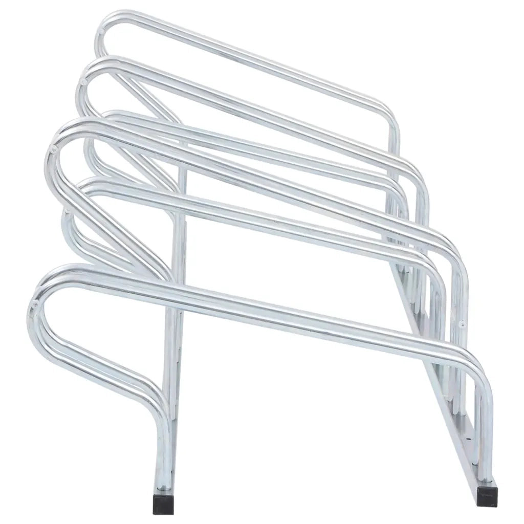 Supporto per 6 Bici da Pavimento Autoportante Acciaio Zincato 4005577
