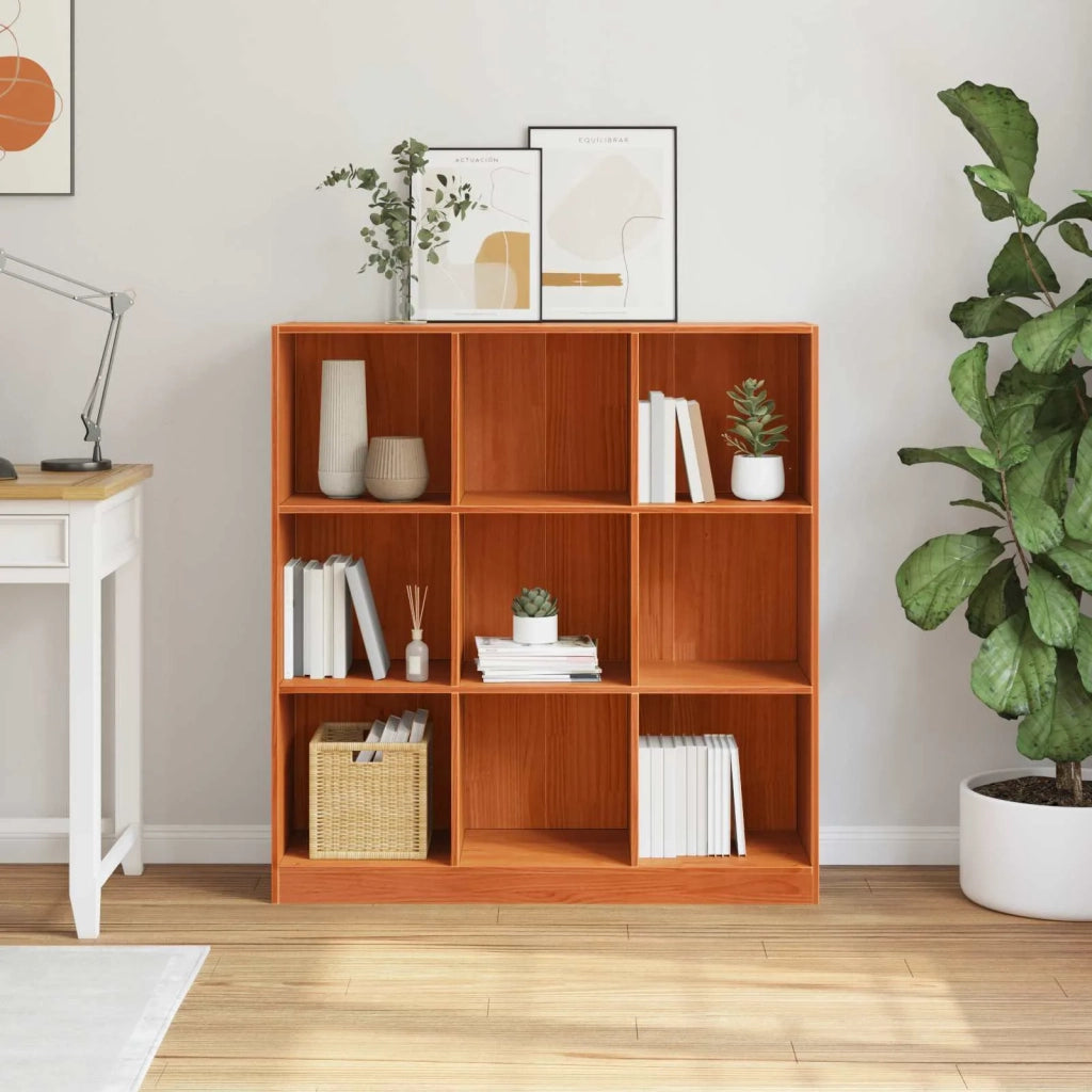 Armadio per Libri Marrone cerato 104 x 33 x 110 cm 869874