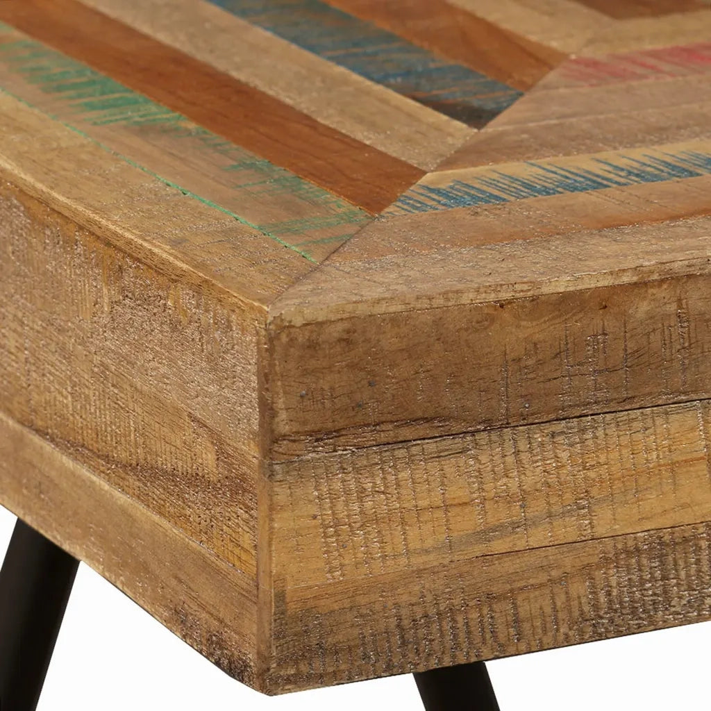 Tavolino Laterale | Tavolo laterale in Legno Massello di Teak di Recupero