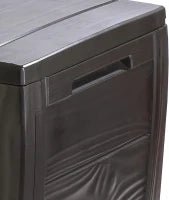 Baule da Giardino Sherwood, 270L, Effetto Legno, Marrone, 117x45x58H cm