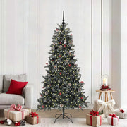Albero di Natale artificiale con 300 LED Verde 210 cm 3395893