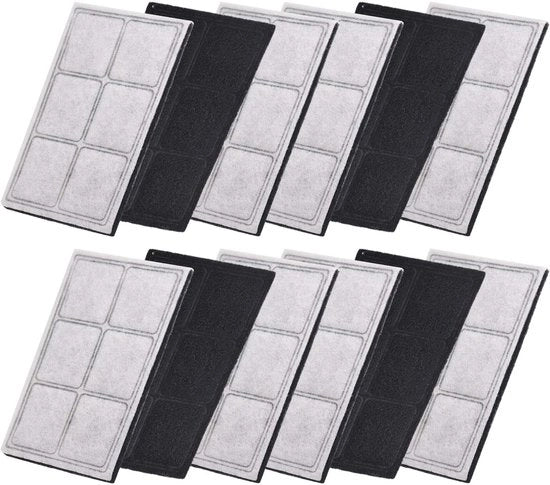 12 filtri sostitutivi compatibili con Drinkwell Platinum fontana per gatti filtri 12-delice sostitutivi