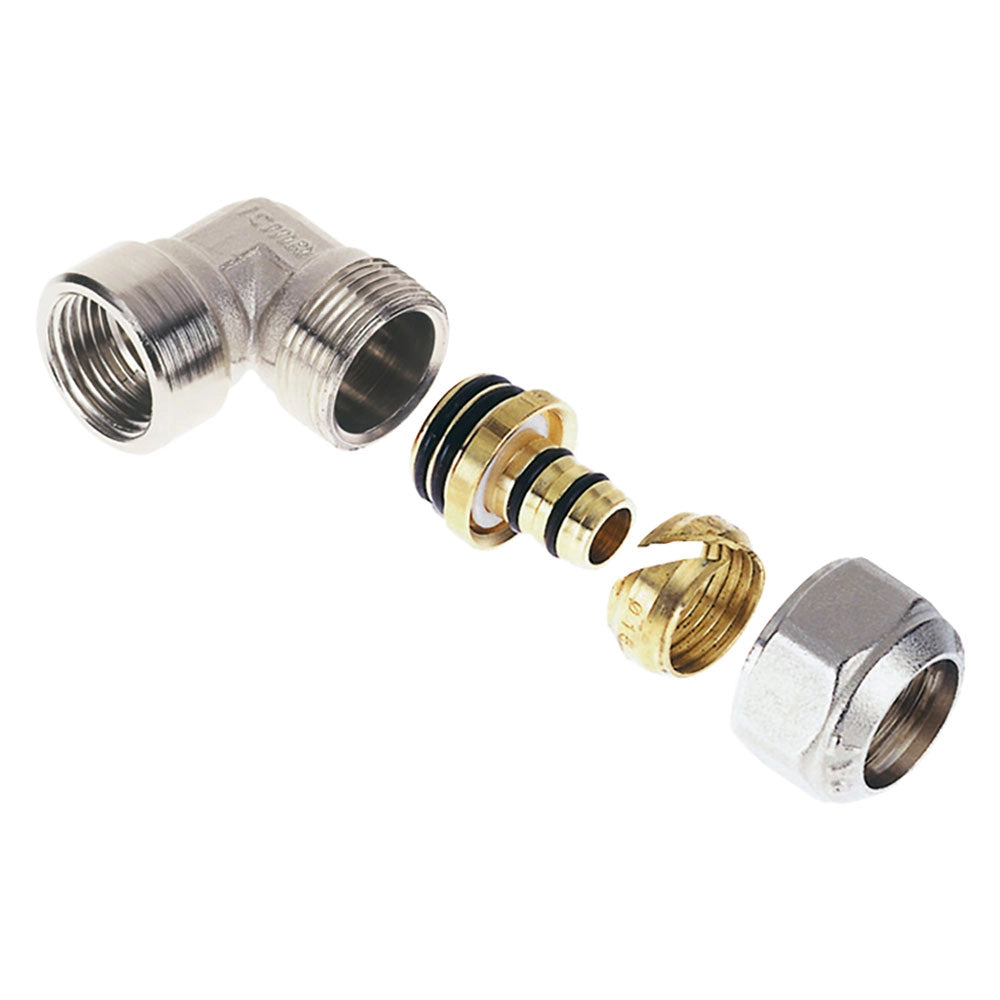 RACCORDO A STRINGERE CURVO 'ART. 535 / 545' 'art.535' - 16 x 1/2 - femmina  - ICMA