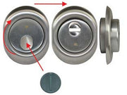 1pz defender magnetico mag monolito cr. satinato cilindro europeo h 25 cod:ferx.fer317481