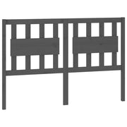 Testiera | Testata per Letto Grigia 125,5x4x100 cm Legno Massello di Pino